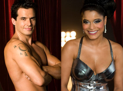 Antonio Sabato Jr., Blu Cantrell, Celebrity Circus Antonio Sabato Jr., Blu Cantrell, Celebrity Circus